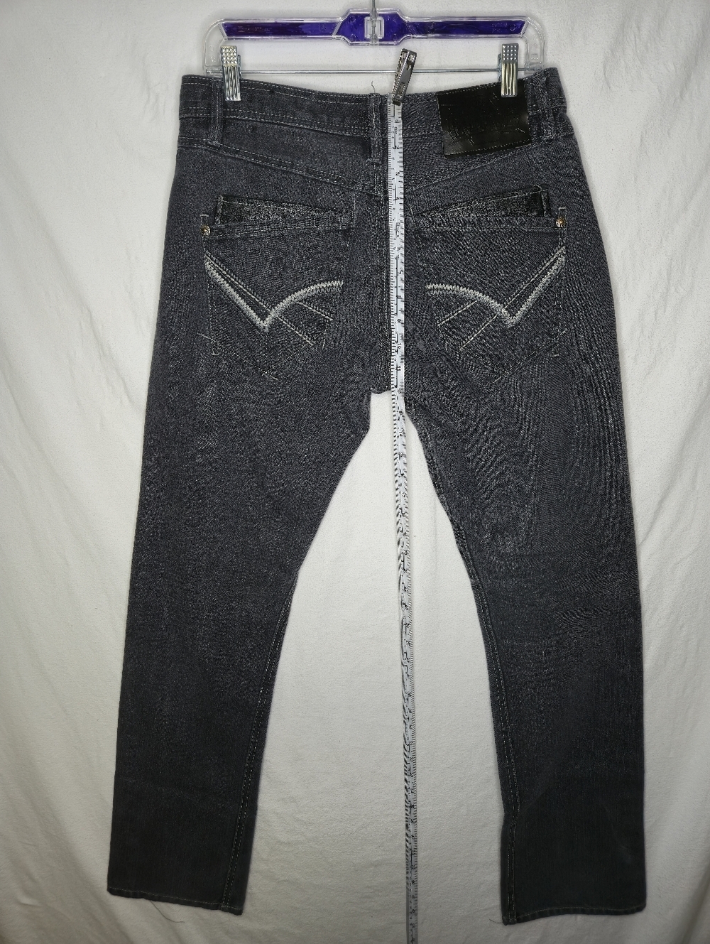 MMA Elite Men's Black Slim Straight Jeans Size 38x34